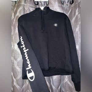 Cropped Champion Sweatshirt Hoodie